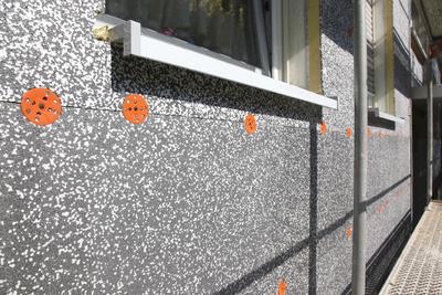 Außen Dalmatiner, dazwischen Polyurethan: Mit der neuen Fassadendämmplatte (Foto : Caparol Farben Lacke Bautenschutz/Claus Graubner)