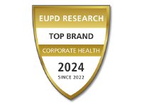 Die brainLight GmbH ist als Top Brand Corporate Health 2024 ausgezeichnet worden. Abgebildet ist das ensprechende Logo der Auszeichnung.
