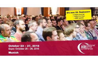 Learn how to build your own API-based business at the API Day during the International PHP Conference in Munich!