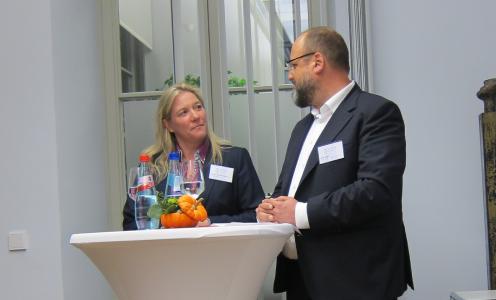 Frau Walters und Ralf Hager