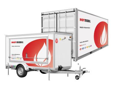 Mobile Heizzentralen überbrücken ausgefallene Heizungen und stellen die Warmwasserversorgung sicher. Bild: Hotmobil Deutschland GmbH