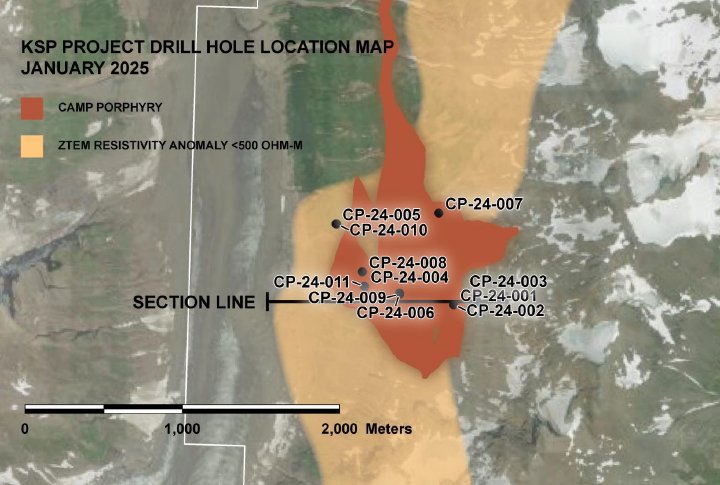 Skeena Gold & Silver Discovers a Large Gold-Copper Porphyry System at the Regional KSP Property Featuring Consistent Mineralization of 0.71 gpt gold over 381.5 metres