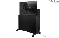 MonLines SIDEB mobiles TV Sideboard mit Lift, anthrazit