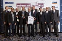 Siegerfoto Internet Sales Award 2014