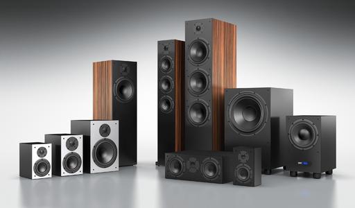 Nuberts neue nuBox-Serie in allen Varianten