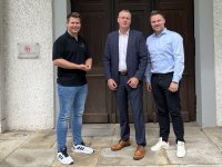 Marius Wüstefeld (VP Sales & Marketing, SE), Diethard Fent (Manager Channel EMEA, SECO), Timo Bonke (Line Manager Embedded, SE) Marius Wüstefeld (VP Sales & Marketing, SE), Diethard Fent (Manager Channel EMEA, SECO), Timo Bonke (Line Manager Embedded, SE)
