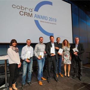 Ehrung der Business Partner beim cobra Partnertag