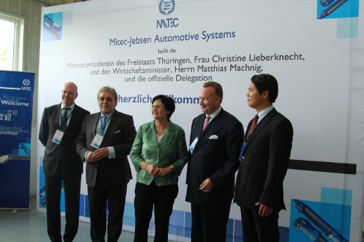 Ministerpräsidentin Christine Lieberknecht (Mitte), Hans Michael Jebsen (zweiter von rechts.JPG