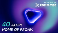 COMM-TEC feiert 40 Jahre und gestaltet die Zukunft der ProAV-Branche aktiv mit