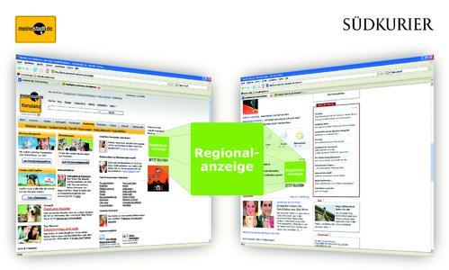 meinestadt.de und suedkurier.de bieten Unternehmen Regionalanzeigen- Kombipaket an
