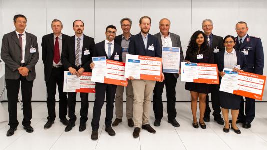Die AFCEA Studienpreisträger 2019 / Bild: Veres