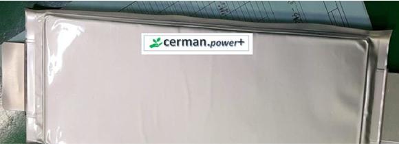 Batterie Zell Muster cerman.power+ Batterie Lithium Ionen Akku blade type