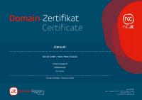 At-Domains als Weihnachtsgeschenk mit Urkunde