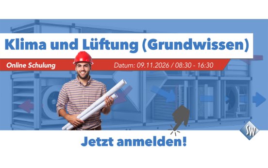 Klima und Lüftung (Grundwissen) 09.11.2026