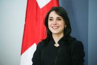 Maia Melikidze bei ihrer Amtseinführung im Juni 2016, Foto: agenda.ge