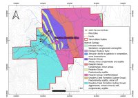 Abbildung 1: Lageplan der geplanten Bohrungen und geologischer Rahmen