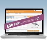 The downloading of 3D CAD engineering data is easier and more comfortable with the new PARTcommunity 7