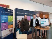 Das GWS-Team auf dem 8. PVH-Kongress, v. l. n. r: Patrick O’Neill, Jan-Philipp Klöpper, Lars Jenders und Peter Breginski