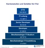146.000 Euro für den CTO: Der Karriereverlauf in der IT