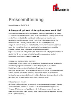 Pressemitteilung proLogistik_CeMAT 2018.pdf