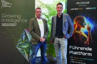 Mag. Markus Manz, CEO, des Software Competence Center Hagenberg (SCCH) und Ing. Johannes Reichenberger, Geschäftsführer ventopay gmbh und Managing Director mocca-group.ai 