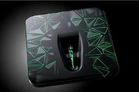 The exemplary concept component with slider function and backlighting shows the extensive design freedom made possible by ‘IMD VARIOFORM® with Functional In-Mold Labeling’. Photo: Kurz