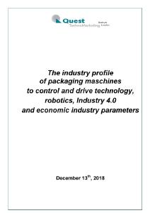 Industry profile for the automation of packaging machines