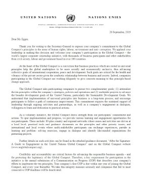 2019_10 United Nations Global Compact - Welcome Letter.JPG