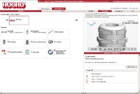 Der Elektronische CAD Produktkatalog der HUGRO-Armaturen GmbH basierend auf der eCATALOGsolutions Technologie der CADENAS GmbH.