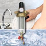 The new AFRISO WAF 02 R backwashable water filter keeps dirt particles from getting into drinking water installations and protects shower heads, aerators, valves, machines, flow heaters, etc. from malfunctions caused by dirt. (Photograph: AFRISO)