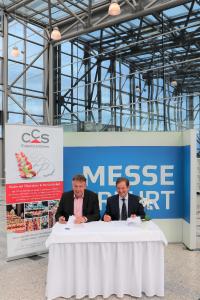 Messe Erfurt GmbH, Vertragsunterzeichnung mit CCS (v.l. Kynast und Alsguth)