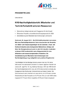 15-08-25 PM - KHS-Nachhaltigkeitsbericht - Mitarbeiter und Technik-Fortschritt schonen Ress.pdf