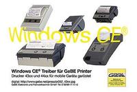Windows CE® Driver with Port Monitor for Miniature Printers from GeBE