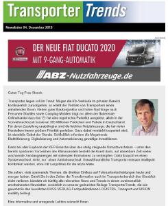TransporterTrends Newsletter