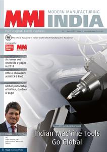Titelseite der neuen Fachzeitschrift "Modern Manufacturing India"