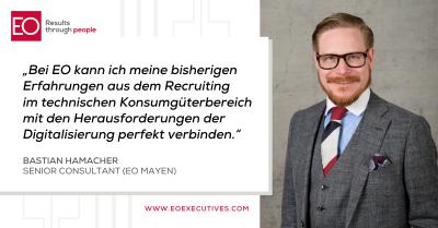 EO baut Branchenexpertise im Bereich Konsumgüter weiter aus