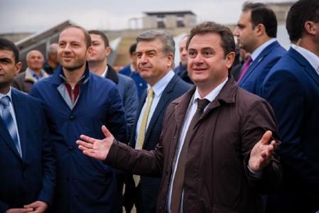 Middle: Mr. Karen Karapetyan, Prime Minister