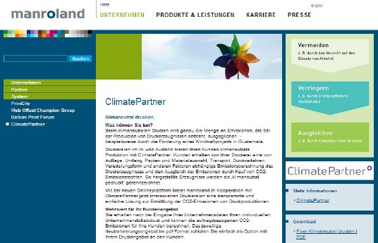 manroland und ClimatePartner mit Systemlösung.jpg