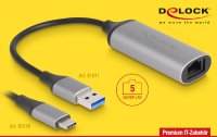 Delock Artikel 81571, komplett abgebildet; Delock Artikel 81570 Konnektor