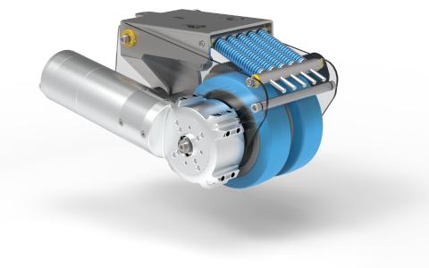 Der neue E-Drive ultimate von Tente optimiert herkömmliche Werkstattwagen, Handschiebewagen, Trolleys oder Sequenzwagen.