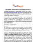 [PDF] Pressemitteilung: IsoEnergy meldet Technischen Bericht für Uranvorkommen Larocque East