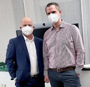 Thomas Steckenborn, CEO CEMA, und Benedikt Kisner, CEO netgo group
(von links)