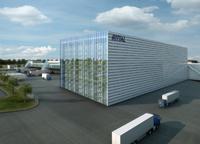 Animation des neuen Zentrallagers oder Global Distribution Centre von Rittal in Haiger im Jahr 2014, Foto: Rittal GmbH & Co. KG