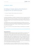 [PDF] Press release: GK Software increases sales by almost 40 percent during the first nine months of the year