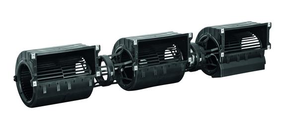 Die Baureihe der GreenTech EC-Ventilatoren für den Einsatz in Fan Coils gibt es nun auch in der "Drilling"-Ausführung (Foto: ebm-papst Mulfingen GmbH & Co. KG)