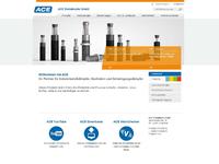 Innovativ, übersichtlich und vereinheitlicht: Die Startseite der ACE Stoßdämpfer GmbH im Internet – unter www.ace-ace.de wird die breite Produktpalette des Langenfelder Unternehmens nun mit völlig neuen Inhalten, Design und Navigation präsentiert