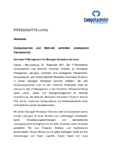 2011-09-21 PM Computacenter und Matrix42 schliessen Partnerschaft _freigegeben_.pdf