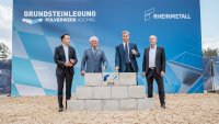Grundsteinlegung in Aschau: Rheinmetall schafft eine der größten und modernsten Pulverfabriken Europas– nationale Produktionskapazitäten für über eine Million Treibladungsmodule