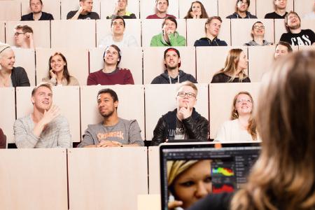 Studierende an der HS Flensburg