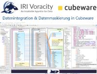 Warum brauche ich dann Voracity?
Für mehr Geschwindigkeit bei der Vorbereitung von großen Big Data Dateien, zusätzliche Datenqualitätsmerkmale und datenzentrische Sicherheitsfunktionen (PII-Klassifizierung, Discovery und Maskierung) zur Einhaltung der GDPR etc.
Fazit:
Wenn Sie über IRI Voracity und Cubeware Cockpit verfügen, haben Sie einen erschwinglichen, technischen Best-of-Breed-Lösungsstapel für Datenintegration, Governance und visuelle Analysen! Warum brauche ich dann Voracity?
Für mehr Geschwindigkeit bei der Vorbereitung von großen Big Data Dateien, zusätzliche Datenqualitätsmerkmale und datenzentrische Sicherheitsfunktionen (PII-Klassifizierung, Discovery und Maskierung) zur Einhaltung der GDPR etc.
Fazit:
Wenn Sie über IRI Voracity und Cubeware Cockpit verfügen, haben Sie einen erschwinglichen, technischen Best-of-Breed-Lösungsstapel für Datenintegration, Governance und visuelle Analysen!